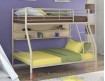 двухъярусная кровать Гранада-2 П цвет бежевый / дуб молочный
