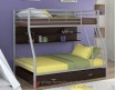 двухъярусная кровать Гранада-2 ПЯ цвет серый / венге