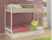 двухъярусная кровать Севилья-3 Я цвет бежевый / дуб молочный, Формула мебели