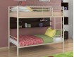двухъярусная кровать Гранада-3 П цвет бежевый / венге, Формула мебели