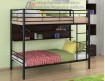 двухъярусная кровать Гранада-3 П цвет чёрный / венге, Формула мебели