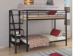 двухъярусная кровать Толедо цвет чёрный / венге