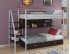 двухъярусная кровать Толедо ПЯ цвет серый / венге, Формула мебели