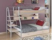 двухъярусная кровать Толедо-1 ПЯ цвет серый / дуб молочный, Формула мебели