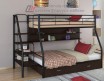 двухъярусная кровать Толедо-1 ПЯ цвет чёрный / венге