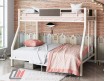 двухъярусная кровать Гранада 1400 цвет слоновая кость / венге Формула мебели