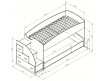 двухъярусная кровать Дюймовочка-4.2 размеры