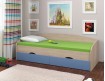 кровать Соня-2 дуб Сонома / голубой