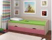кровать Соня-2 дуб Сонома / розовый