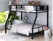 двухъярусная кровать Гранада-1 цвет чёрный