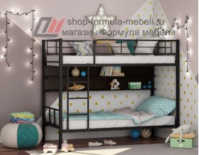 двухъярусная кровать Севилья-2 П цвет чёрный / венге